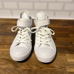 Converse Women's White Strap Flats